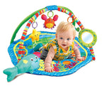 Baby Activity Play Gym Mats Ocean Park with Arches, Activity Toys, Animals Toys (L30 x W30 Inch)