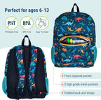Wildkin 16-inch Kids Backpack – Durable, Padded & Spacious School Bag for Boys & Girls - Jurassic Dinosaurs