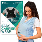 Koala Babycare Baby Carrier Wrap, Easy to Wear As a T-Shirt - Original Baby Carrier Newborn to Toddler - Sling One Size Fits All - Baby Wraps Carrier Up to 22lbs
