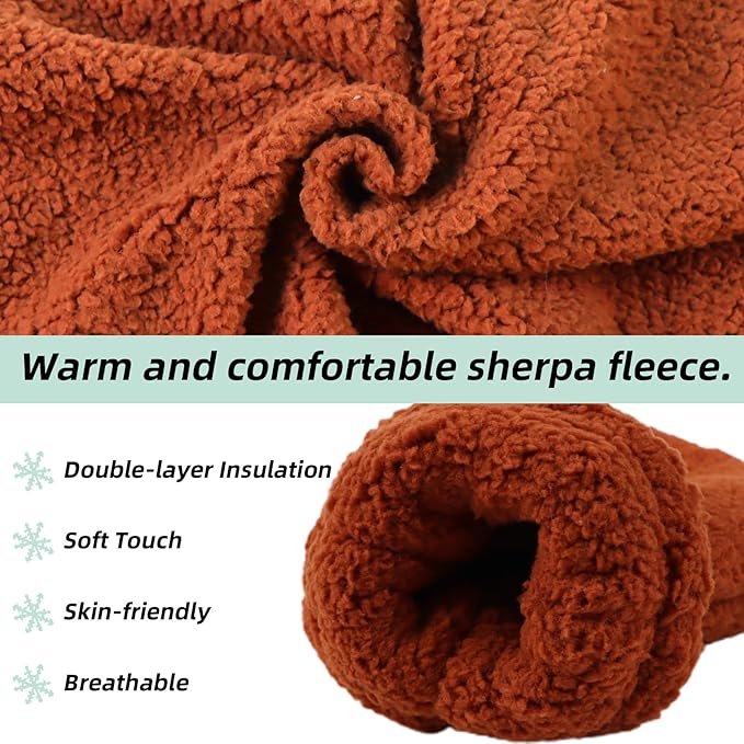 Zsedrut Baby Boys Winter Glove Warm Toddler Infant Girls Mittens Fleece Lined Gloves 1-7 Years