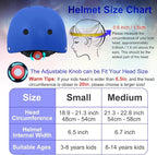 Kids Bike Helmet with DIY Stickers and Knee Pads Elbow Pads Wrist Guard Set for Ages 3-8-14 Toddler Boys Girls Helmet for Roller Skates Cycling Skateboarding Bicycle Scooter
