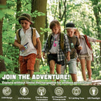 Vvinca Walkie Talkies for Kids Rechargeable 2 Pack, Army Toys for Boys Girls Ages 3-13 Outdoor Military Camping Toy, 3KM Long Range Walkie-Talkie 2 Way Radios 22 CH with Flashlight Birthday Gift