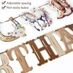 Horse Birthday Decorations,Horse Party Decorations for Girls,Cowgirl Hanging Swirls,Happy Birthday Banners, Western Party Supplies Women