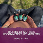 WishGarden Herbs Perineal Massage Oil - Certified Organic Herbal Oil Infusion with Plantain Leaf, Calendula & Jojoba Oil, Supports Skin Elasticity & Prevents Perineum Tearing During Childbirth, 2oz