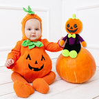 June Garden 12" Sweet Dolly Halloween Pumpkin - Stuffed Ultra Soft Baby Doll for Kids