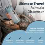 Formula Dispenser - Replaces Hand Scooping - Add Desired Amount with a Few clicks - Baby Formula Container to go - 10ounces Baby Milk Powder Storage - for Home & Travel