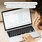 Mira Max Fertility Monitor & Ovulation Test Kit for Women, at-Home Hormone Tracker for LH, PdG & E3G, Digital Hormone Analyzer with 10 Test Wands, 7× More Accurate Than Other Fertility Trackers