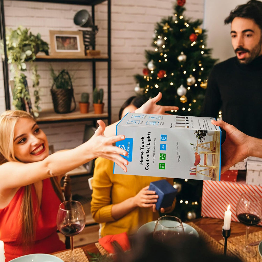 Touch Control Table Lamp for Bedroom, Bedside Lamp with USB Charging Port & AC Outlet, 3 Brightness Levels Adjustable, Nightstand Light