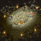 Bigger Amber Dig Kit - 8 Different Artificial Insect Resin,Excavate Unique Insect Specimens,Bugs Toys Educational Science Kits Toys for Kids,STEM Projects Gift for Girls & Boys Age 6-8-12-14 Year Old