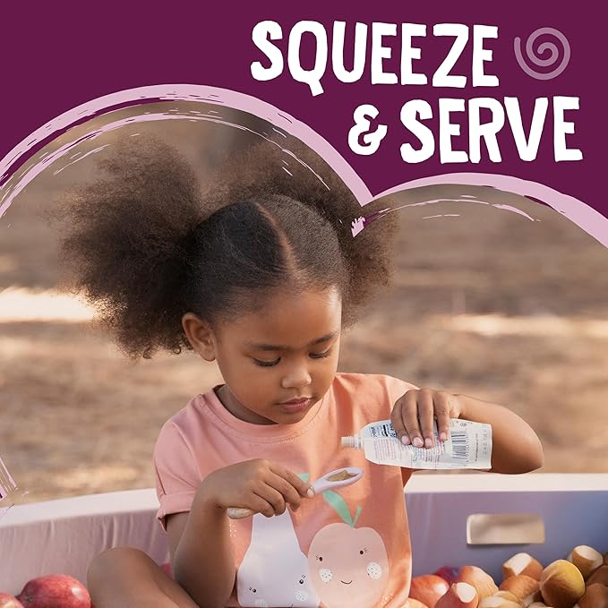 Earth's Best Organic Yogurt Smoothie Pouches, 24+ Months, Fruit and Yogurt Smoothie for Kids, Mixed Berry, 4.2 Ounce Resealable Pouch (Pack of 12)