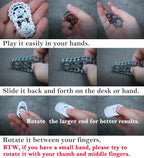 Stainless Steel Sprocket Fidgets Chain Fidget Cube Gears Linkage Bike Chain Novelty Fidget Block Kinetic Desk Toy Metal EDC Focus Meditation Break Bad Habits ADHD