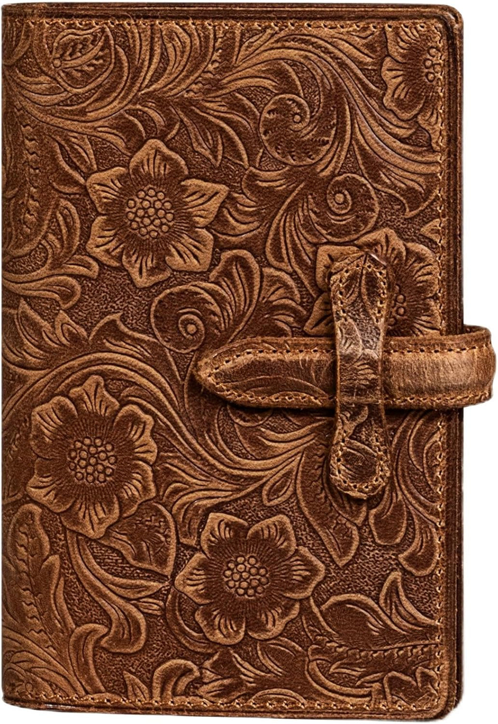 Slim RFID Blocking Leather Passport Holder Travel Bifold Wallet For Men And Women