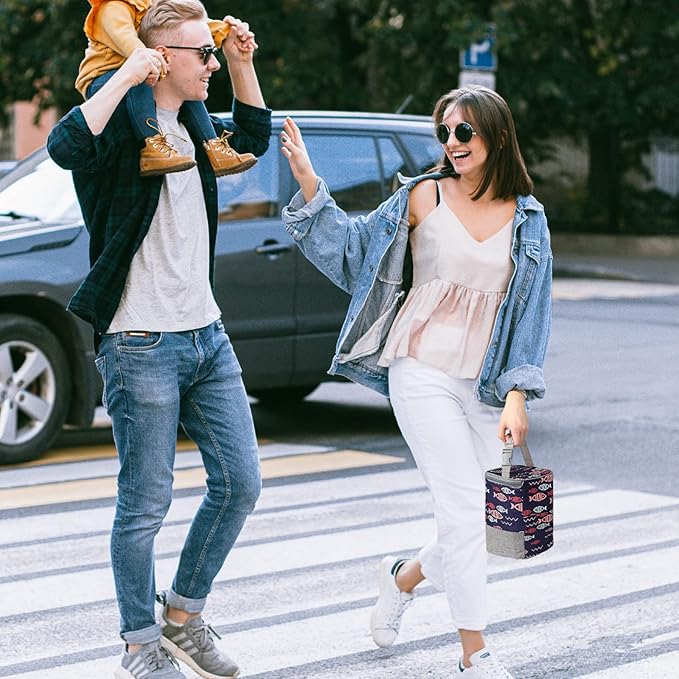 Accmor Breastmilk Cooler Bag, Baby Bottle Cooler Bags, Insulated Bottle Cooler Tote Bags On The Go, Fits 4 Large 8oz Bottles, for Nursing Mom Daycare Travel