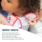 Tiny Twinkle Mess Proof Baby Bibs for Eating - Waterproof, Wipeable Bibs - Toddler Bibs - Travel Friendly - PFAS, PVC, BPA, Phthalate Free - Baby Food Bibs(3 Pack,Zen Garden)