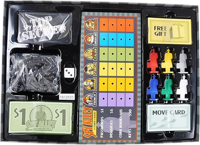 Spy Alley Mensa Award Winning Family Strategy Board Game