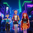 2025 New11.5''Singer Fashion Doll with Accessories and Trendy Outfits Set,Articulated/Made to Move Girl Group Dolls, Idea for Enthusiast Fan (Doll & Makeup Accessories Sets)