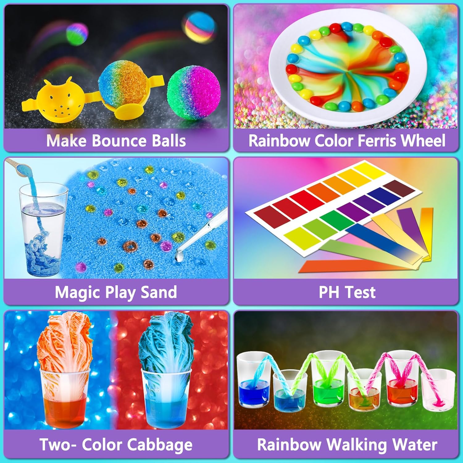 UNGLINGA 70+ Experiments Science Kit for Kids, Chemistry Set, Educational Toys Gifts Idea for Boys and Girls Birthday Christmas S.T.E.M Toy Project