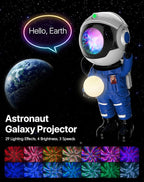 Rossetta Astronaut Galaxy Projector, Star Projector for Bedroom, LED Night Light for Kids Room with Timer and Remote, Room Decor Aesthetic, Home Decor, Gifts for Adults, Teens, Christmas, Birthday