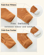 Newborn Baby Fleece Jumpsuit Girls Boys Winter Hooded Coverall Romper Cute Baby Snowsuit Clothes