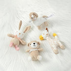 Musical Crib Mobile with 12 Lullabies, Rotating Arm and Detachable Plush Toys, Unisex Clip On Mobile for Standard Cribs, Baby Safe Materials for Sensory Development & Early Growth