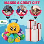 Bundaloo Musical Octopus Plush Toy - Plays Fun Songs and 8 Musical Key Notes | for Children & Toddlers (Octopus)