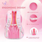 Aesthetic Kawaii Rainbow Backpack