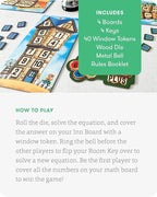 SimplyFun Math Room - Educational Game - Quick Thinking & Fun Games for Kids Ages 5 & Up - Fast Solving Addition & Subtraction Game - 2 to 4 Players