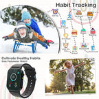 Kids Watch Boys with 32 Games Toys for Ages 5-12 Smart Watch for Kids with HD Touch Screen Video Camera Music Player Pedometer Learn Cards Audiobook, 10 9 8 7 6 5 Year Old Boys Birthday Gifts