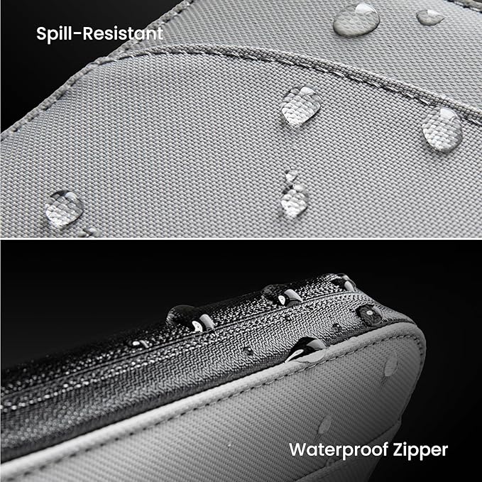 tomtoc Passport Holder Family with RFID Blocking, Passport Wallet Women Men, with Airtag & Sim Card Holder and Eject Pin, Travel Document Organizer with Wrist Strap, Up to 4 Passports, Water-resistant