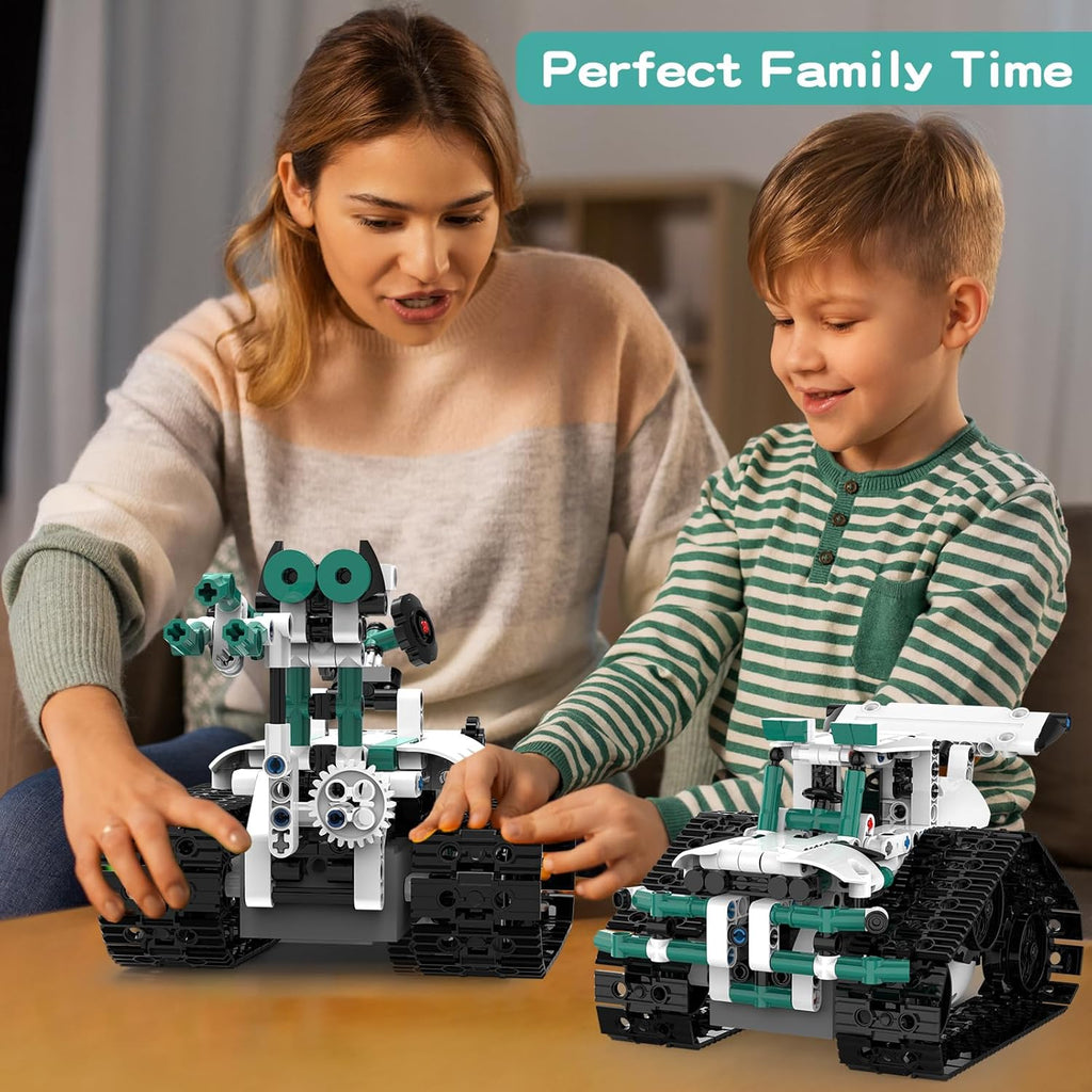 Technique Car Building Blocks Set, 13in1 Remote & APP Control Tracked Racer/Robot/Truck/Tank/Plane, STEM Kits for Kids Age 8-10, Building Toy Gifts for Boys Girls 8-16, (550 PCS)