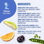 Gerber Stage 2 Baby Food, Super Blends Puree Tubs, No Added Colors or Flavors, Baby Puree, Variety 32-Pack