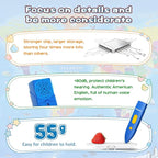 Bilingual Interactive for Kids Talking Dinosaur Space Poster for Kids Learning and Educational Toys,Talking Educational Dinosaur Toy for Ages 3 to 12 Years Old,Space Theme Wall Decor for Preschool