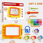 Large Magnetic Drawing Board Toddler Toys for 3 4 5 6 Year Old Kids Girls Boys, Doodle Board Montessori Preschool Educational Travel Toys Gifts for 3 4 5 6 Year Old Etch Sketch Erasable Writing Pad
