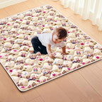 High-Density Foam Baby Play Mat, 47x47 Inches Thicken One-Piece Comfortable and Soft Playmat, Non Slip Machine Washable Floor Mat for Infants, Tapete para Bebes,Toddlers