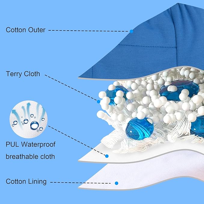 BIG ELEPHANT Toddler Training Pants, Soft Cotton Absorbent Training Underwear for Baby Boys & Girls