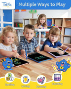 TEKFUN Kids Toys,10in 2 Pack LCD Writing Tablet Coloring Doodle Drawing Board Pad for Kids with Stylus, Car Trip Educational Toys Easter Toys Birthday Gift for Toddlers 3 4 5 6 7 Kids Girls Boys