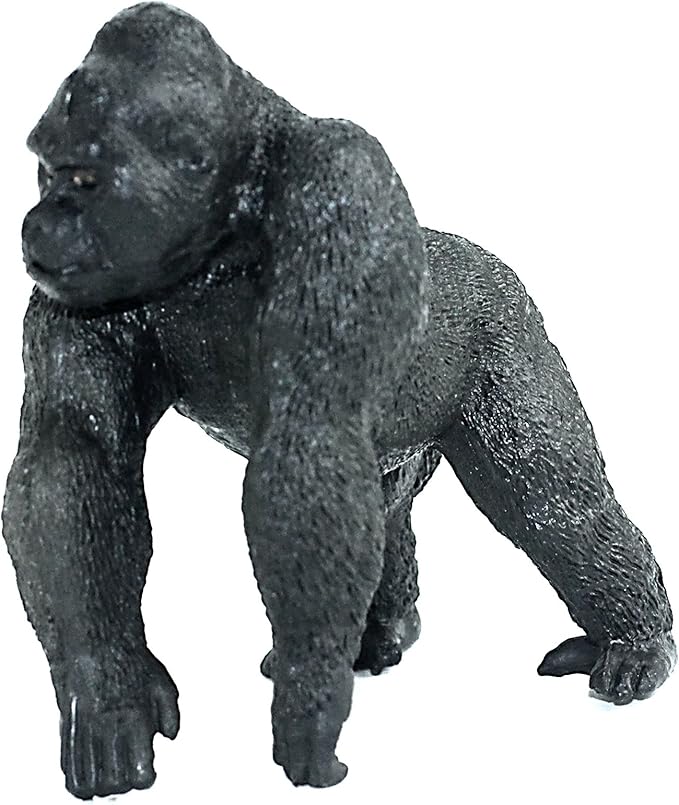 FUNSHOWCASE African Jungle Animals Female Gorilla Toy Figure Realistic Plastic Figurine Height 3.1-inch