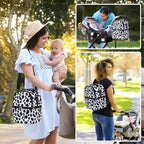 Breastmilk Cooler Bag with Ice Pack Fits 6 Baby Bottles up to 9 Ounce, Breast Milk Pump Cooler Bag with Shoulder Strap for Nursing Mom Daycare, Work, Travel