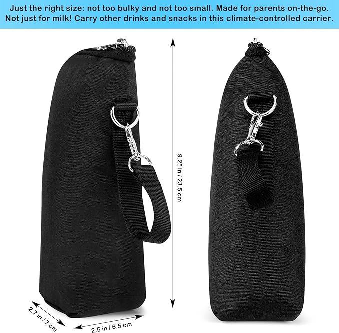 Accmor Baby Bottle Cooler Tote Bags, Insulated Breastmilk Cooler Bag, Nursing Bottle Warmer Bag for Nursing Mom Daycare Travel
