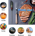 BOMATA Digital Water Thermometer for Water, Liquid, Candle and Cooking. Instant Read Food Thermometer Waterproof IPX7 with Long Probe for Cooking, Meat, BBQ! T101 (Black Color)…