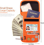 Neck Wallet Lightweight RFID Blocking Waterproof Travel Pouch for Women Men