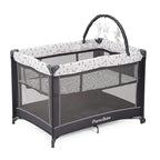 Pamo Babe Portable Playard,Sturdy Play Yard with Padded Mat and Toy bar with Soft Toys