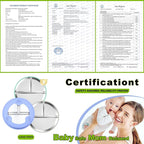 3-Pack Stainless Steel Baby Plates with Suction, BPA-Free Stainless Steel Kids Plates, 9” Divided Toddler Plate for Dishwasher Safe, Non-Slip Silicone Base, Detachable Design (Blue, Gray, Green)