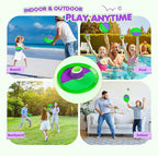 Toss and Catch Ball Set Upgraded 6 Pack- Kids Toys Outdoor Games for Whole Family - Water-Resistant Great for Beach Pool Yard Games - Classic Gift for Boys Girls 3 4 5 6 7 8 9 10 11 12+ Years Old