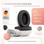 Schallwerk ® Mini+ Baby Ear Muffs – Infant Noise Cancelling Headphones, Toddler Ear Protection, Baby Headphones for Noise