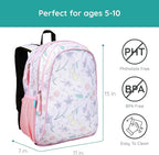 Wildkin JumpOff Jo 15-inch Kids Backpack – Durable, Adjustable, Ideal for School - Fairy Blossom