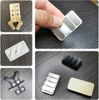 Premium Magnetic Metal Fidget Slider - EDC Haptic Clicker Stress Relief Toy for Adults, Anxiety & ADHD Relief, Pocket-Sized, Durable, Quiet Control, for Men & Women.(Black)