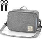 Accmor Stroller Organizer, Universal Stroller Organizer with Insulated Cup Holder Pocket, Dual Purpose Large Capacity Stroller Bag Caddy, Stroller Accessories Fits for Uppababy, Doona, Nuna Strollers