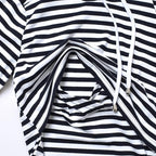 GINKANA Women's Nursing Hoodie Sweatshirt Long Sleeves Breastfeeding Maternity Tops Casual Clothes