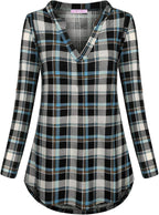 Joymom Maternity Rolled Long Sleeve Nursing Tops Tunic Blouses Breastfeeding